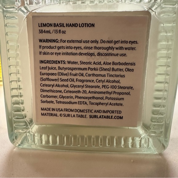 Sur La Table Lemon Basil Hand Soap and Lotion Set - Picture 8 of 12